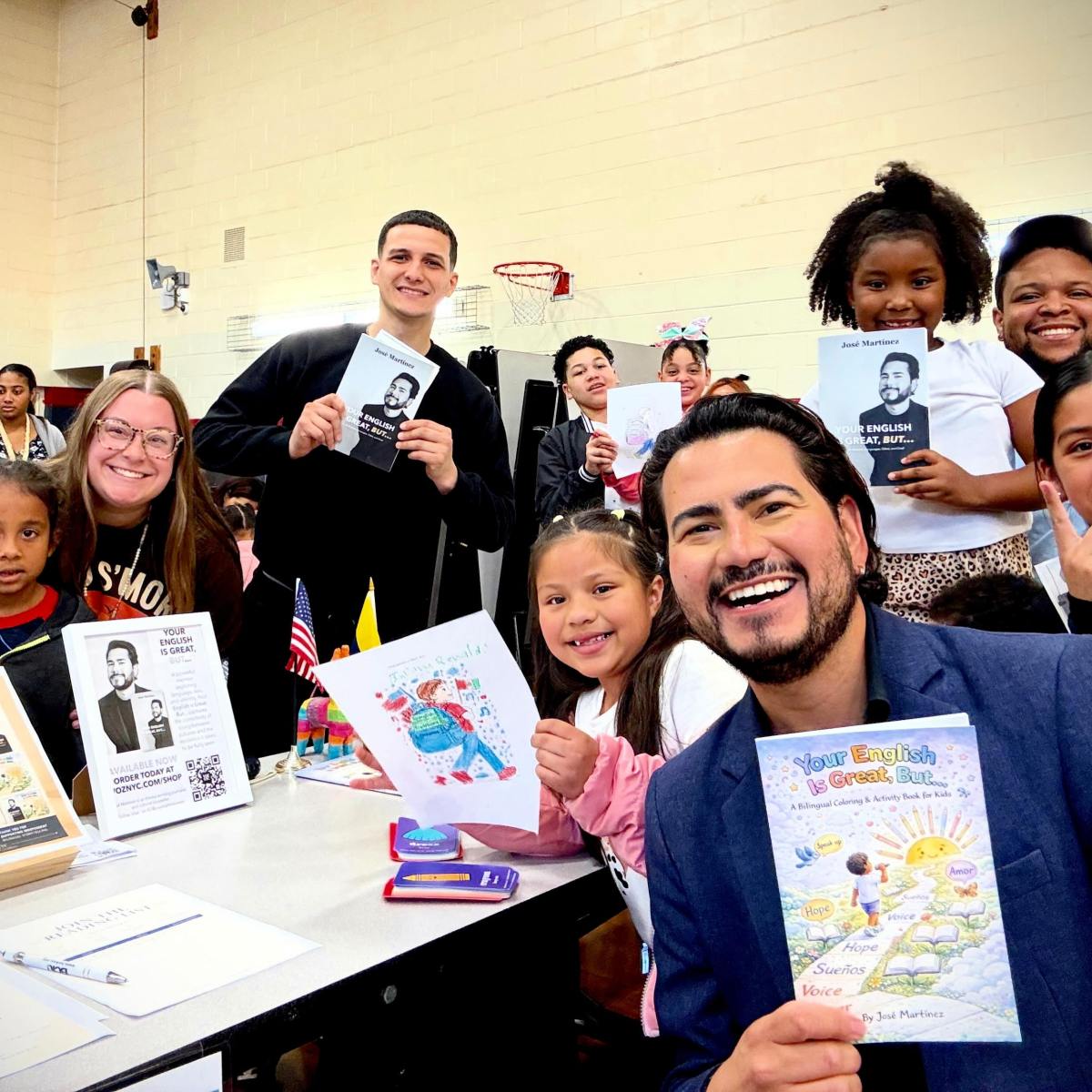 José Martínez Helps Celebrate Literacy at Reading School District Family Event