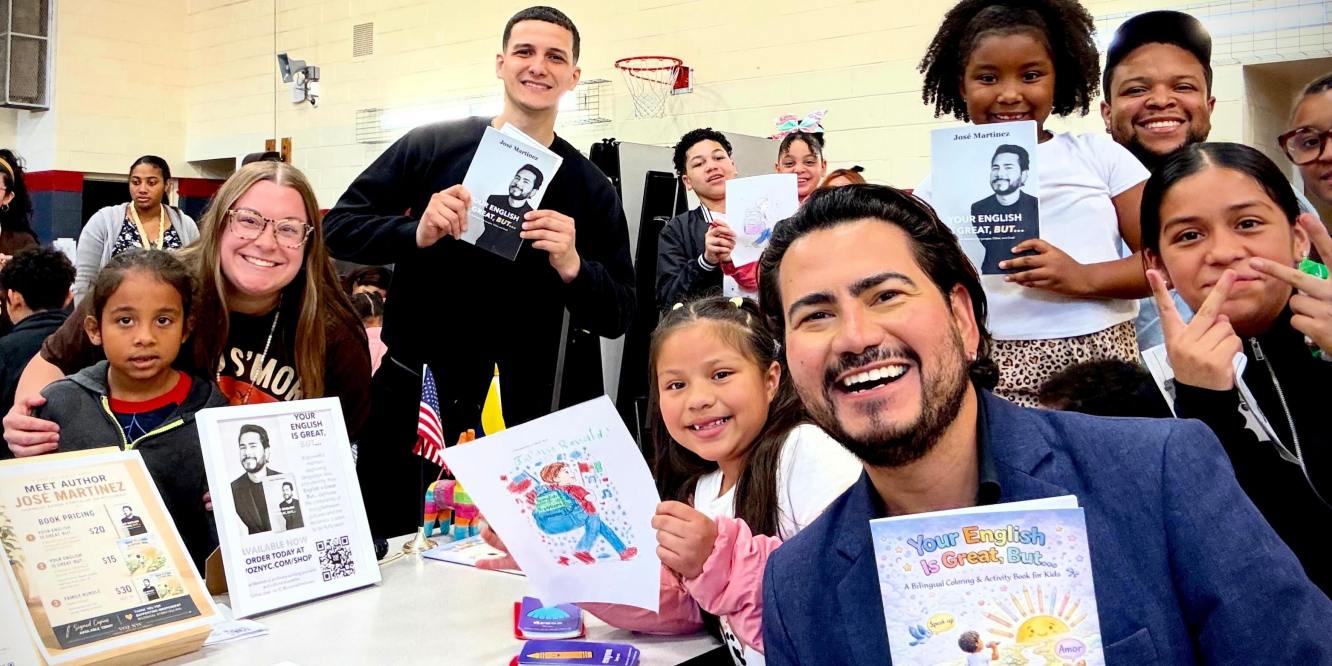 Author and Emmy Award-winning journalist joins families at Tenth & Green Elementary to promote reading, creativity and bilingual storytelling